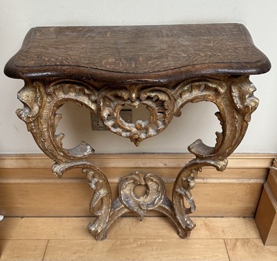 Lot 1502 - 18th century continental pier table