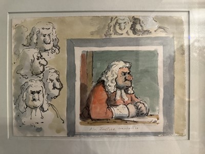 Lot 1563 - Edward Ardizonne (1900-1979) watercolour - Justice Harbottle