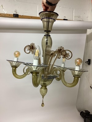 Lot 1574 - Murano glass chandelier