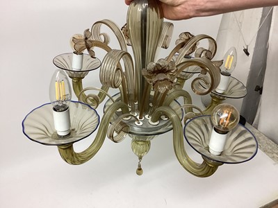 Lot 1574 - Murano glass chandelier