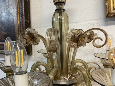 Lot 1574 - Murano glass chandelier