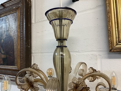 Lot 1574 - Murano glass chandelier