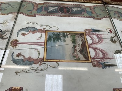 Lot 1589 - Fine late 18th century neoclassical Italian grand tour painted plaster table plateau