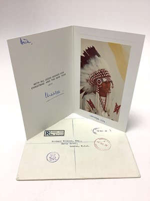 Lot 76 - H.R.H. Prince Charles Prince of Wales (now H.M. King Charles III) 1977 Christmas card