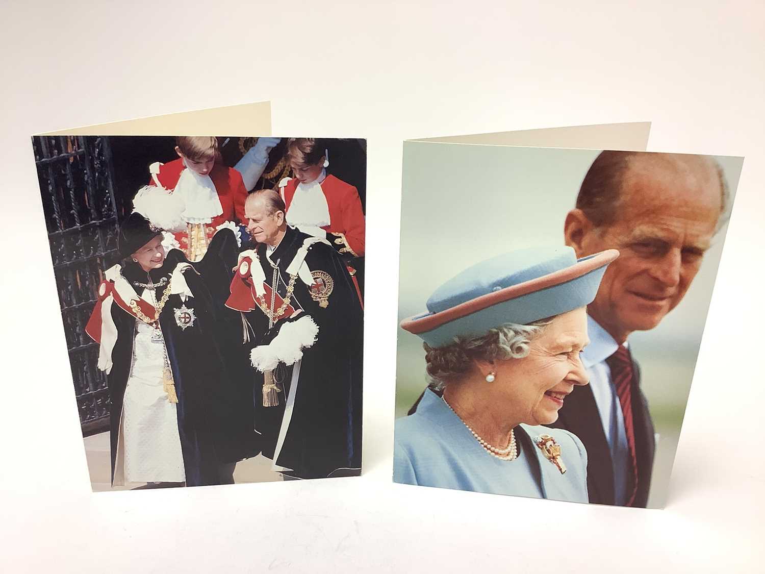 Lot 74 - H.M. Queen Elizabeth II and H.R.H. The Duke of Edinburgh two signed 1991, 1993 Christmas cards