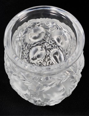 Lot 229 - Lalique Bagatelle vase, signed 'Lalique France' to base, 17cm high