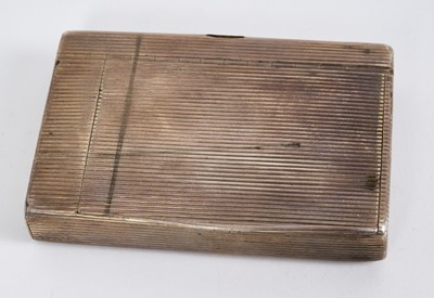 Lot 1633 - 19th century Russian silver combination cigarette and vesta cased