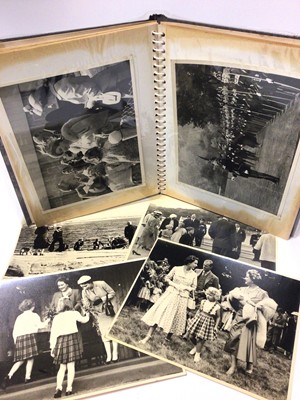Lot 6 - Collection of 1950s Royal photographs formerly the property of the Queen's Head Chauffeur Mr William Leslie Chivers R.V.M. including images of the Royal cars and the Royal children