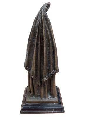Lot 783 - Art Deco style bronze figure of a dancer on marble base