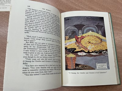 Lot 1700 - The Hobbit, J. R. Tolkien, First Edition 1937, Second Impression, with dust cover