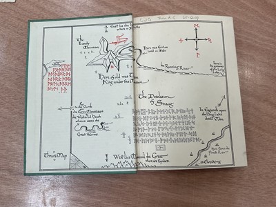 Lot 1700 - The Hobbit, J. R. Tolkien, First Edition 1937, Second Impression, with dust cover