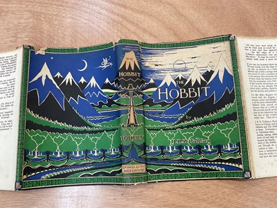 Lot 1700 - The Hobbit, J. R. Tolkien, First Edition 1937, Second Impression, with dust cover