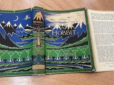 Lot 1700 - The Hobbit, J. R. Tolkien, First Edition 1937, Second Impression, with dust cover