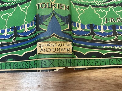 Lot 1700 - The Hobbit, J. R. Tolkien, First Edition 1937, Second Impression, with dust cover
