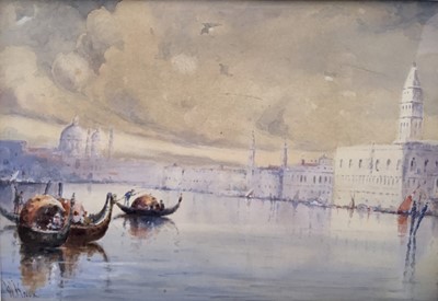 Lot 128 - Wildred Knox (1884-1966) watercolour - Venice, signed, 25 x 37cm, framed