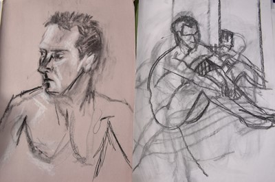Lot 964 - Attributed to Cornelius McCarthy (1935-2009) collection of life studies on paper (26)