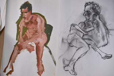 Lot 964 - Attributed to Cornelius McCarthy (1935-2009) collection of life studies on paper (26)