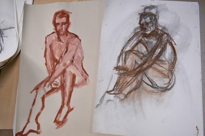 Lot 964 - Attributed to Cornelius McCarthy (1935-2009) collection of life studies on paper (26)