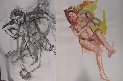 Lot 964 - Attributed to Cornelius McCarthy (1935-2009) collection of life studies on paper (26)