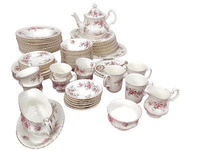 Lot 1121 - Royal Albert Lavendar Rose tea and dinner ware