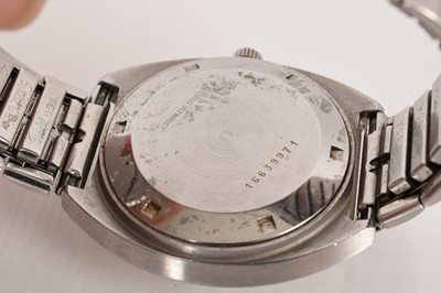Lot 533 - Longines Gents steel wristwatch, 1974, with papers