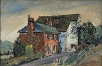 Lot 25 - Busky Laurie (1928-2020) oil on board - The Mill, Thorington Street, signed, framed