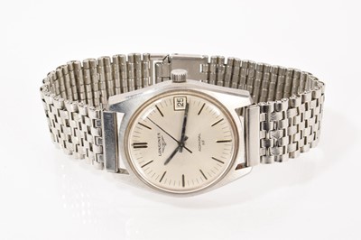 Lot 532 - Longines Admiral HF stainless steel wristwatch