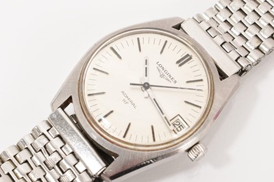 Lot 532 - Longines Admiral HF stainless steel wristwatch