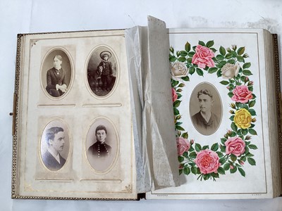 Lot 1437 - Several interesting scrap albums and a Victorian photo album