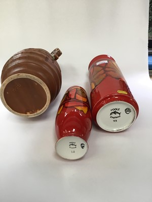Lot 1113 - Group of Poole Pottery vases, dishes etc