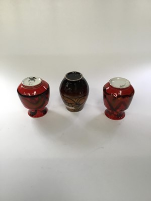 Lot 1113 - Group of Poole Pottery vases, dishes etc