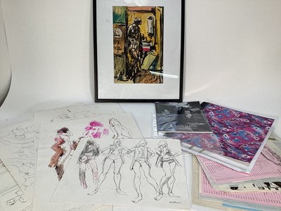 Lot 267 - Peter Collins (1923-2001) collection of works on paper, exhibition ephemera and catalogue