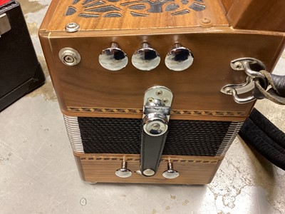 Lot 2214 - Saltarelle accordion, cased