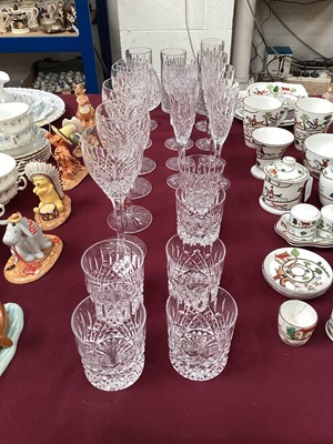 Lot 1105 - Part suite of Stuart crystal glasses