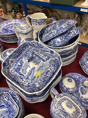 Lot 1103 - Extensive collection of Copeland Spode blue and white Italian pattern tea, coffee and dinner ware (qty)