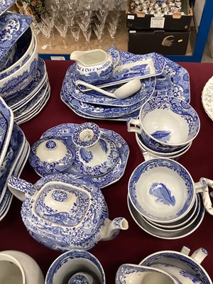 Lot 1103 - Extensive collection of Copeland Spode blue and white Italian pattern tea, coffee and dinner ware (qty)
