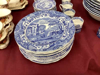 Lot 1103 - Extensive collection of Copeland Spode blue and white Italian pattern tea, coffee and dinner ware (qty)