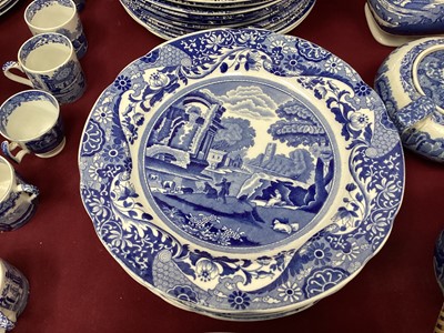 Lot 1103 - Extensive collection of Copeland Spode blue and white Italian pattern tea, coffee and dinner ware (qty)