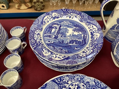 Lot 1103 - Extensive collection of Copeland Spode blue and white Italian pattern tea, coffee and dinner ware (qty)