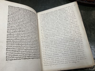 Lot 802 - Robert Wingfield: Disceptatio super dignitate et magnitudine Regnorum Britannici et Gallici hab...