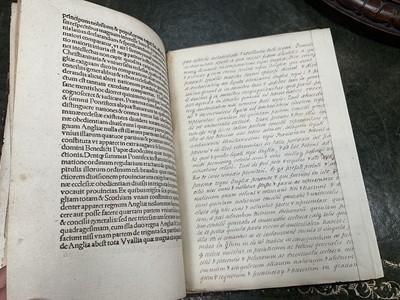 Lot 802 - Robert Wingfield: Disceptatio super dignitate et magnitudine Regnorum Britannici et Gallici hab...