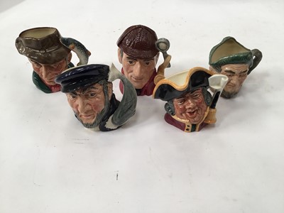 Lot 1265 - Collection of 20 Royal Doulton character jugs including King Edward VIII, Queen Elizabeth 1 of England, King Philip II of Spain and Christopher Columbus, some limited editions