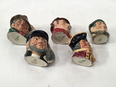 Lot 1265 - Collection of 20 Royal Doulton character jugs including King Edward VIII, Queen Elizabeth 1 of England, King Philip II of Spain and Christopher Columbus, some limited editions