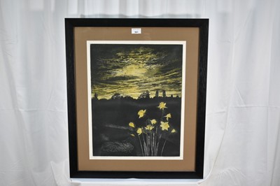 Lot 961 - *Richard Bawden (1936-2024) etching and aquatint - 'Blackbird', 3/100, inscribed in pencil, 50cm, x 40cm, in glazed frame