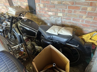 Lot 29 - 1965 Scott Flying Squirrel 596cc motorcycle reg. no. HYF 434C, finished in black.