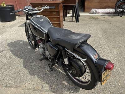 Lot 29 - 1965 Scott Flying Squirrel 596cc motorcycle reg. no. HYF 434C, finished in black.