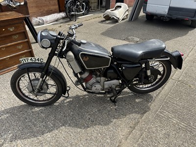 Lot 29 - 1965 Scott Flying Squirrel 596cc motorcycle reg. no. HYF 434C, finished in black.