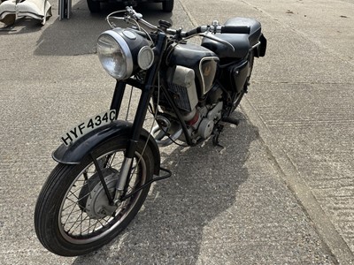 Lot 29 - 1965 Scott Flying Squirrel 596cc motorcycle reg. no. HYF 434C, finished in black.