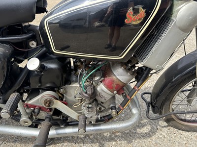 Lot 29 - 1965 Scott Flying Squirrel 596cc motorcycle reg. no. HYF 434C, finished in black.