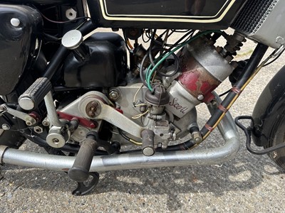 Lot 29 - 1965 Scott Flying Squirrel 596cc motorcycle reg. no. HYF 434C, finished in black.